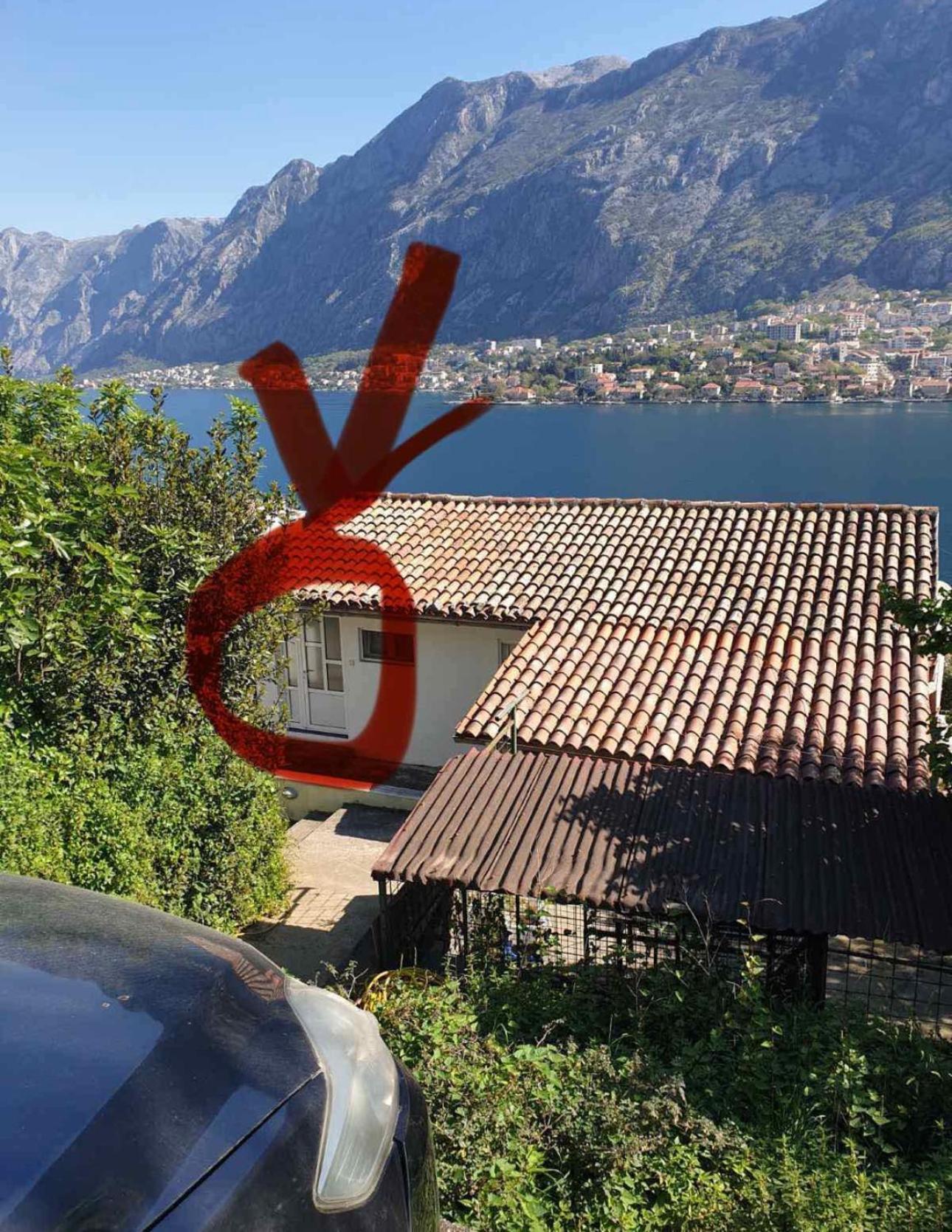 House With Big Terrace And Beautiful Sea View Βίλα Κότορ Εξωτερικό φωτογραφία